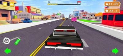 Blocky Car Racing Game Image