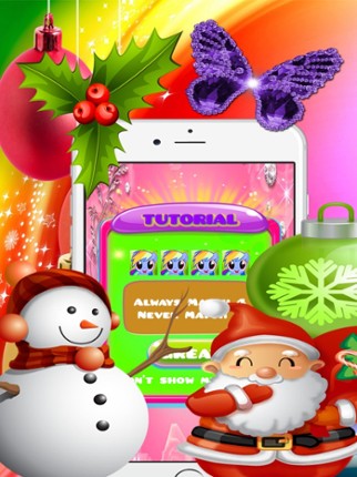 Cute Pony & Santa Claus Action Puzzle Game For All screenshot