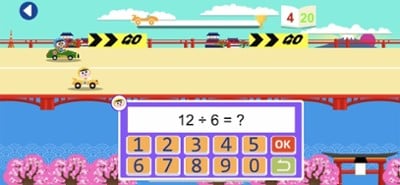 Funny Math Car Racing Game Image