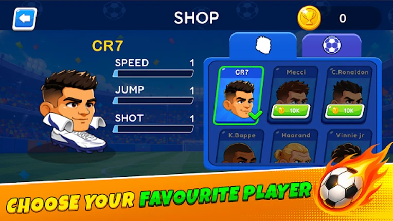 Big Head Soccer: Football Game Image