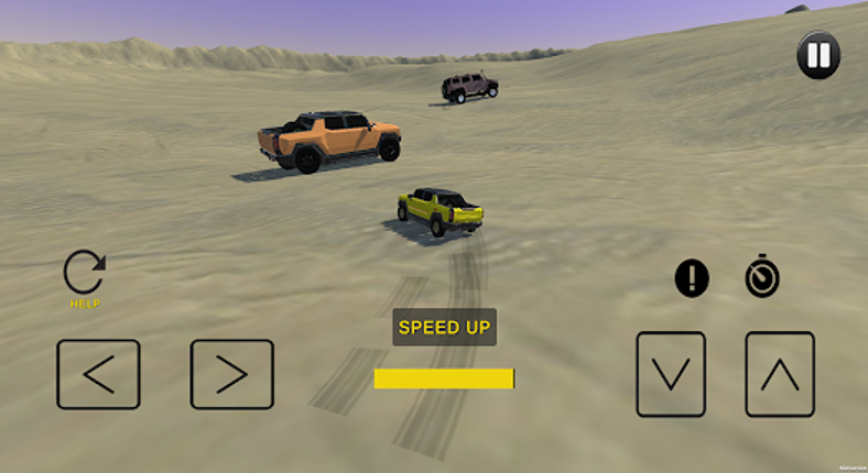Driving Offroad Hummer 4x4 Image