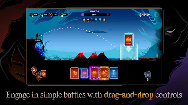 Remi Zeros : Card Defense screenshot
