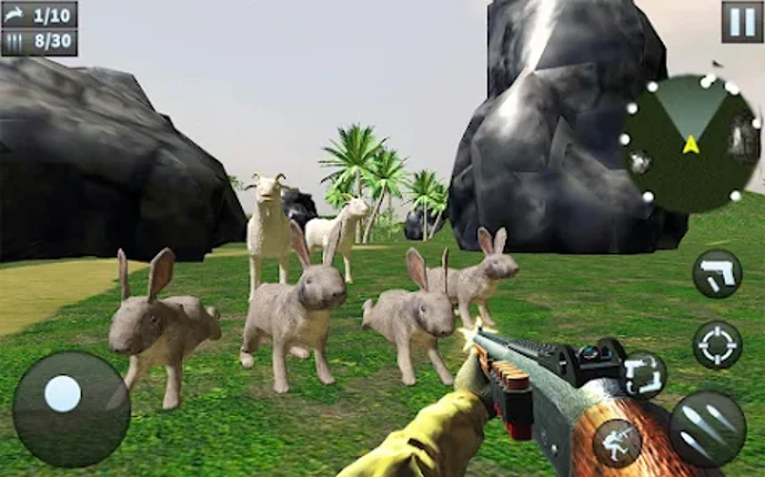 Rabbit Game Sniper Shooting Image