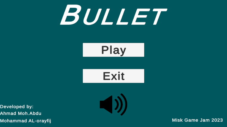 Bullet Game - Misk Game Jam2023 Game Cover