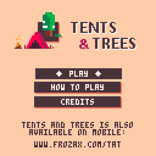 Games like Tents and Trees 8-bit