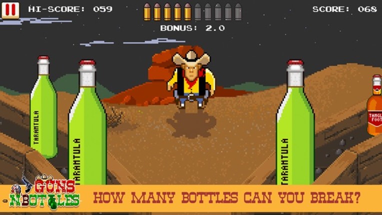 Guns n' Bottles - The fastest fingers in the west screenshot