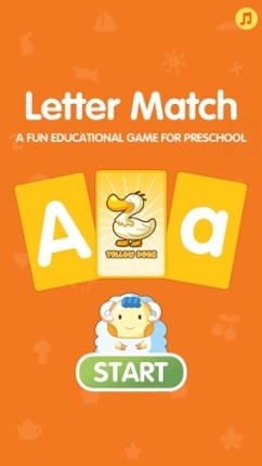Letter Match Flash Cards (Letters game for preschool) screenshot