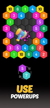 Merge Hexa: Number Puzzle Game Image