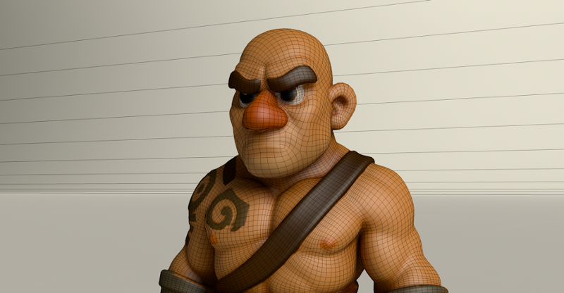Stylized Game Ready Human Character Rigged named geo Image