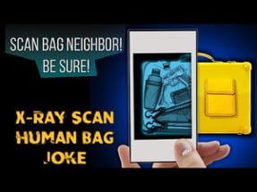 X-Ray Scan Human Bag Joke Image