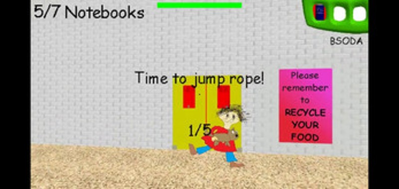 Baldi loves cats screenshot