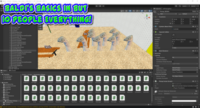 Baldi's Basics in But 10 People Everything Image