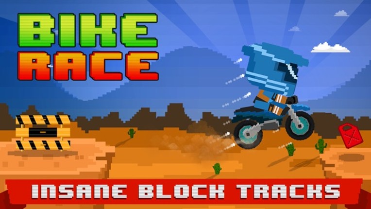 Blocky Bike Race 3D - A Pixl Roads Block Run Image