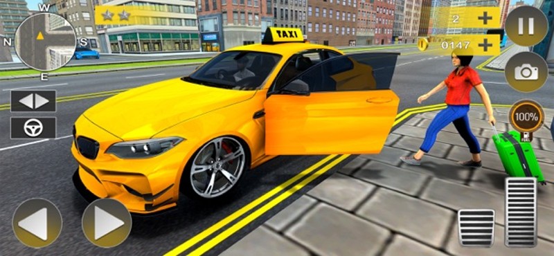 City Car Taxi Simulator Game screenshot