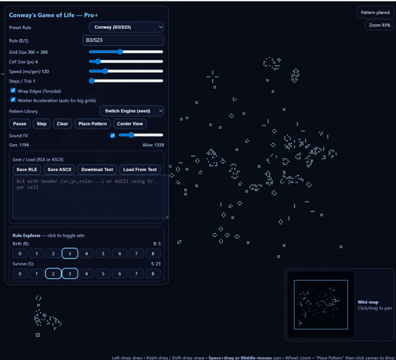 Games like Conway’s Game of Life — Pro++
