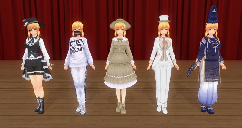 Custom Order Maid 3D2 Happy New Year Lucky Bag 2024 type Costume Image