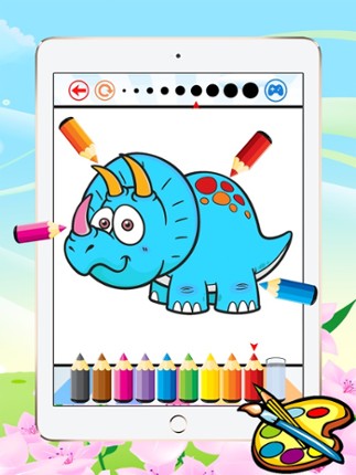 Dinosaur Dragon Coloring Book - All In 1 Dino Drawing, Animal Paint And Color Games HD For Good Kid screenshot