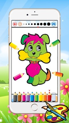Dog &amp; Cat Coloring Book - All In 1 Drawing Paint And Color Games for Kid Image