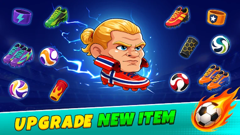 Big Head Soccer: Football Game Image
