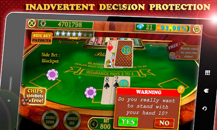 Blackjack 21 Pro screenshot