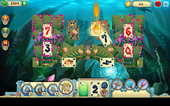 Solitaire Atlantis screenshot