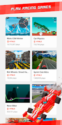 Y8 Mobile app screenshot