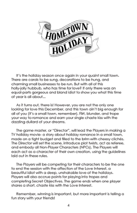 Hometown Holiday TTRPG screenshot