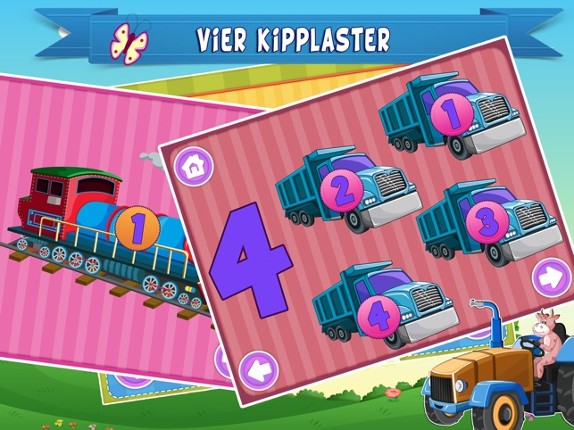 Learn German for Kids- First Words Trucks World screenshot