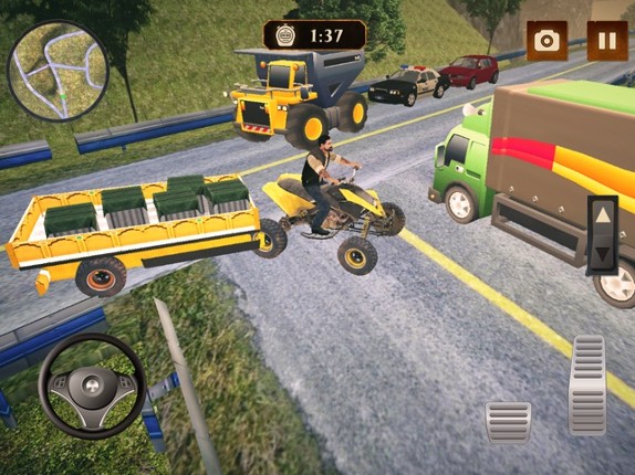 Offroad QuadBike Transport Sim screenshot