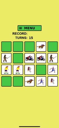 Pairs - Concentration in cards screenshot