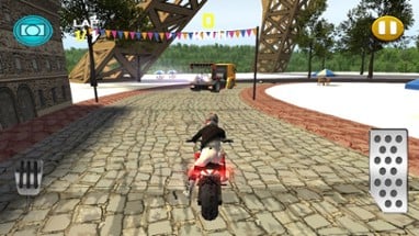 Paris Bike Stunt Action Racing Game: Speed Driving Image