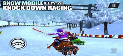 SnowMobile Illegal Bike Racing Image