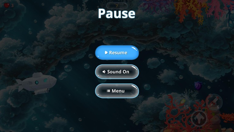 Underwater Submarine Rush screenshot