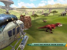 Wild Dinosaur Hunt Helicopter Image