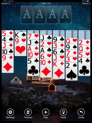A¹ Yukon Solitaire Card Game Image