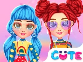 Bffs Rainbow Fashion Addict Image