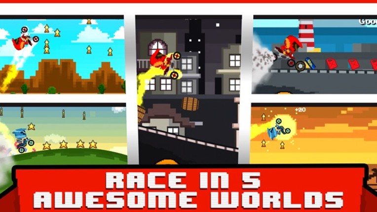 Blocky Bike Race 3D - A Pixl Roads Block Run Image