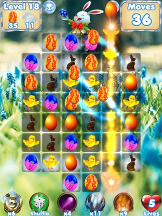 Easter Egg Games - Hunt candy and gummy bunny for kids Image