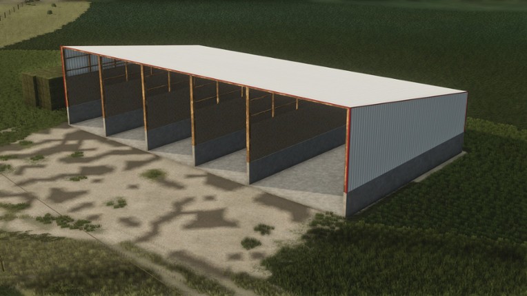 FS22 Five Bay Commodity Shed Image