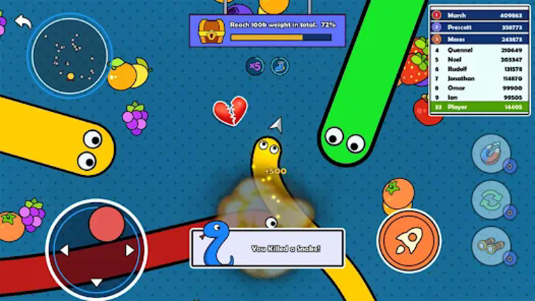 Snake Doodle - Worm .io Game Image