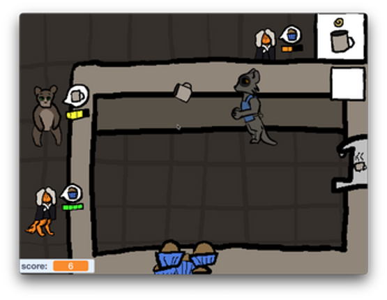Coffee Toss Image