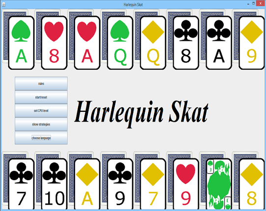 Harlequin Skat 4 / Harlekinskat 4 Image