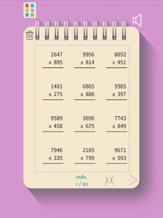 Math Loops Multiplication screenshot