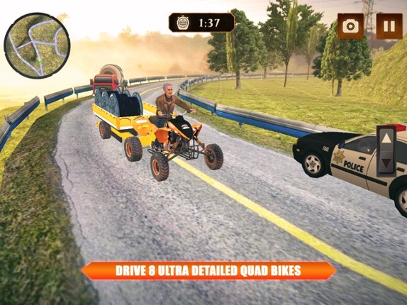 Offroad QuadBike Transport Sim screenshot