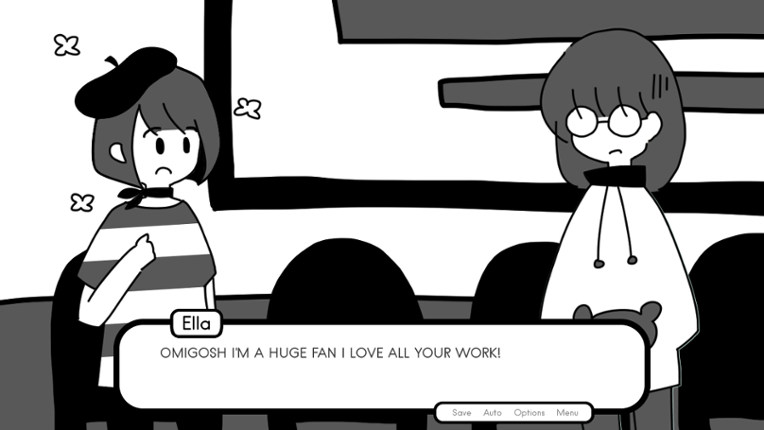 Two girls make a game Image
