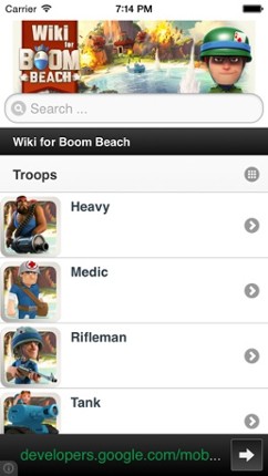 Wiki for Boom Beach screenshot