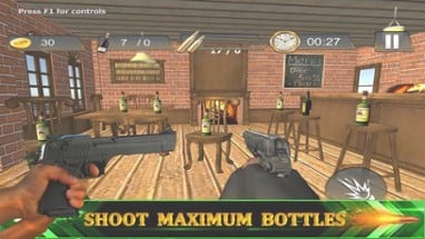 Bar Bottle Shoot Game Image