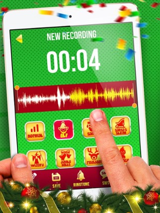 Christmas Voice Changer, Sound Recorder & Modifier screenshot