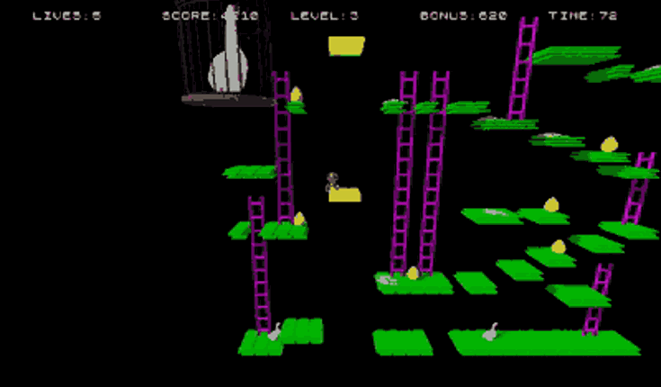 Chuckie Egg 3D Image