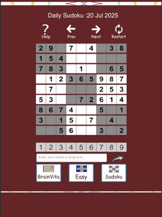 Daily BrainVita &amp; Sudoku screenshot